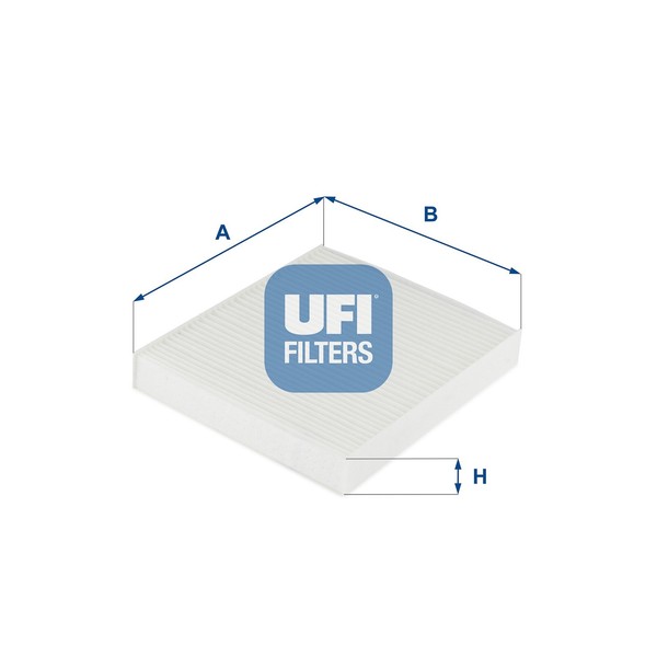 UFI Innenraumfilter 53.261.00 Partikelfilter FüR KIA Soul 1 AM Crdi 115 128 Cvvt-image