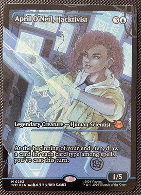 April O'Neil, Hacktivist | MTG: TMNT | 282 | Showcase Foil | NM