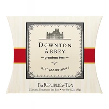 Downton Abbey Tea Sampler by Republic of Tea – 6 Bag Gourmet Pillow Box