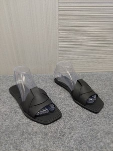 ZARA Man Leather Espadrille Sandals Black Strap Slides Mens EU 42 US‎ 9 Summer Zara | Shoes | Zara Sandals Men Double Buckle Strap Flat  main image 2