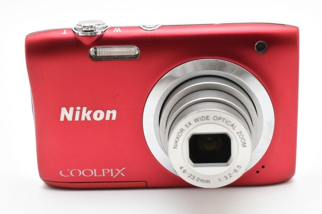 Niokon COOLPIX A100 RED Color Compact Digital Camera From Japan | eBay