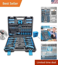 Versatile 83-Piece Screwdriver Set with Magnetizer - Perfect for DIY & Mechanics
