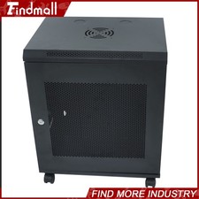 Findmall 12U Network Server Rack Cabinet Enclosure Wall Mount 15.5'' Deep