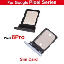 Single SIM Card Tray Holder Slot Free Pin for Google Pixel 8 Pro Replacement
