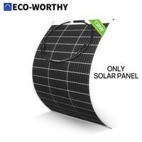 ECO-WORTHY 130W 12V Flexible Mono Solar Panel