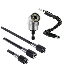 3Pcs Magnetic Screwdriver Extension Quick Release 1/4 Hex Shank Holder Drill Bit