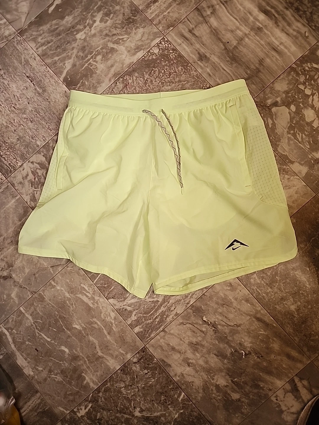 New Nike Men’s Size M Trail Dri-Fit Brief Lined Running Shorts HJ3574 701