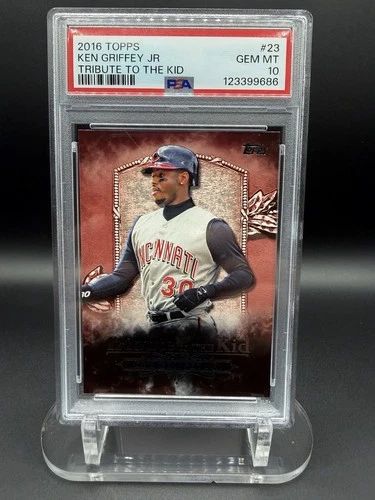 2016 Topps Ken Griffey Jr. PSA 10 - POP 3, “Tribute to The Kid” #KID-23
