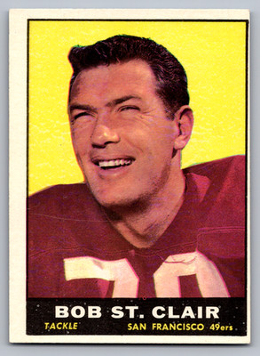 1961 TOPPS #63 BOB ST. CLAIR 49ers