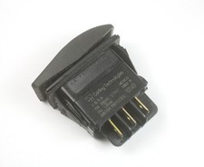 Carling MOMENTARY Rocker Switch SPDT 20A 125VAC ON OFF ON 3 Blades, Ignition