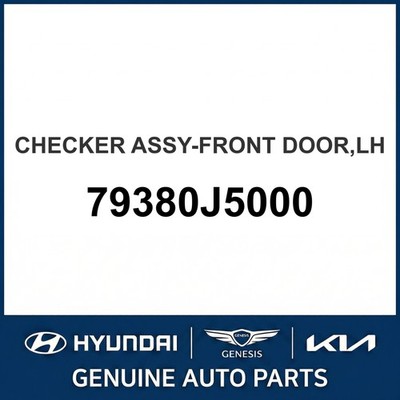 2018-2023 Kia Stinger Checker Assembly-Front Door OEM New 79380J5000