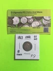 1945 Canadian 10c Dime .8 Silver George VI  AG  TRENDING AT $8