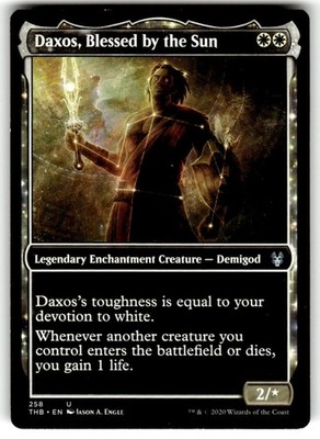 Daxos, Blessed by the Sun (Showcase) Theros Beyond Death Regular MTG