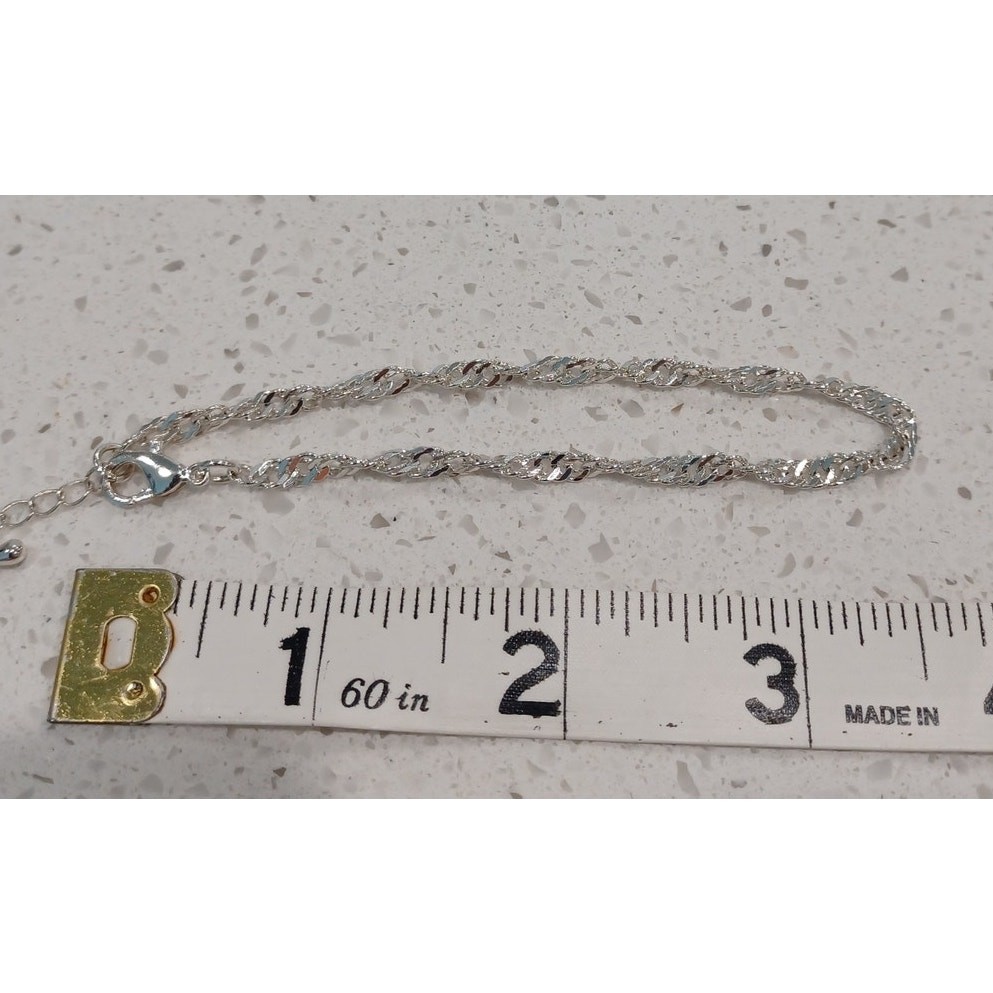 Beautiful Bracelet Silver adjustable - image 5