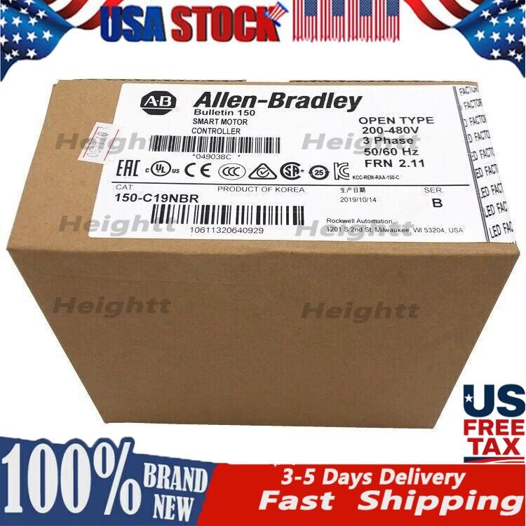 Allen Bradley 150-C19NBR SMC-3 Smart Motor Controller 150C19NBR NEW