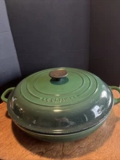 Le Crueset Dark Green Round Casserole #30