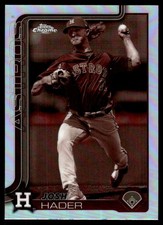 Josh Hader 2025 Topps Chrome #295 Astros Insert ? Parallel ? SEE SCAN! FREE SHIP