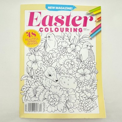 Easter Colouring - Advanced Adult Coloring Books - 48 Spring Designs - a360media