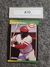 1989 Donruss - Lloyd McClendon #595 *Denotes* on Back