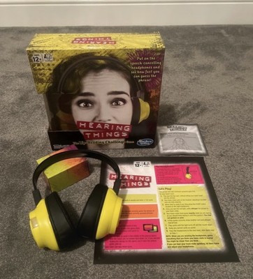 Hasbro Hearing Things Lippenlesespiel Partyspiel getestet komplett Familienspiel