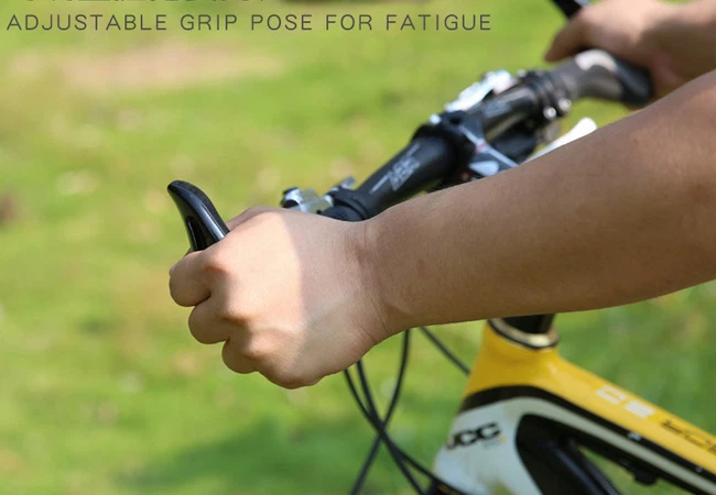 MTB Fahrrad Faltrad Lenkerh?rchen Lenkergriffe Aluminium Bar Ends Schwarz/ Wei? - Bild 2 von 4