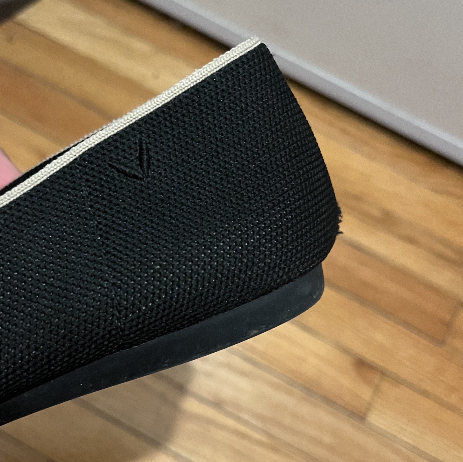 Vivaia Adele Pointed-Toe Patterned Flat Black Ebo… - image 10