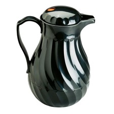 Vollrath 52140 Tilt And Pour Black SwirlServe 42 Ounce Beverage Server