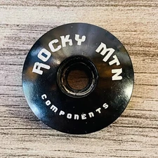 Rocky Mountain 1 1/8 Threadless Headset Top Cap Black Aluminum