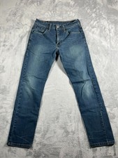 Levi's 502 Regular Taper Fit Jeans Men's 29x30 Cedar Blue Stretch Denim Flex