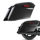 4" Stretched Saddlebags Saddle Bags Fit For Harley Touring Street Glide 2014-Up