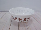 Vintage PYREX Early American Mixing Bowl 2 1/2 QT Brown White Bowl 403