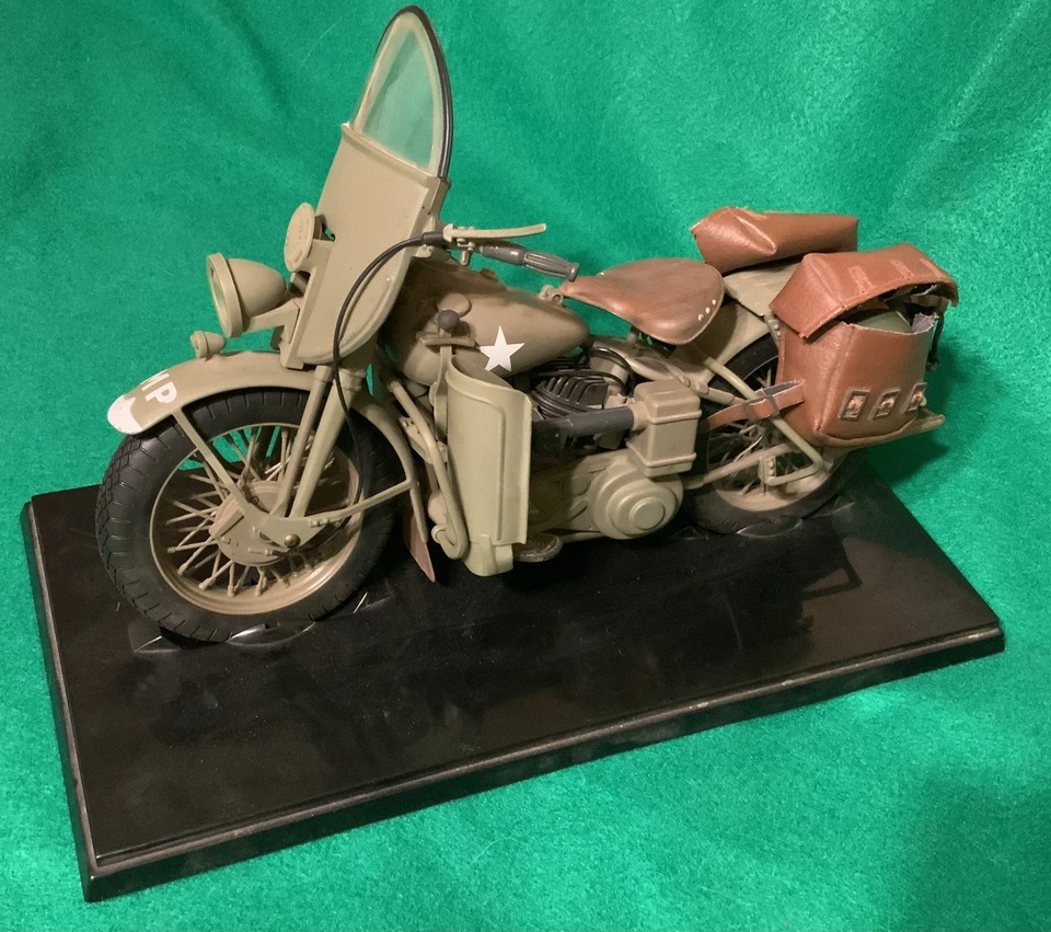 G.I. JOE U.S. Army Motor MP No. 2 Motocicleta Harley Davidson 12" Hasbro 81643 Foto 4 de 4
