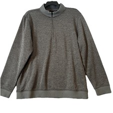 Under Armour 1/4 Zip Pullover Dk Gray Performance Loose Fit coldgear XXL