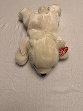 TY Coca Cola Laying Down Collection Polar Bear NWT