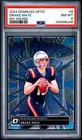 154596246 Drake Maye 2024 Panini Donruss Optic #8 My House! Rookie RC PSA 8