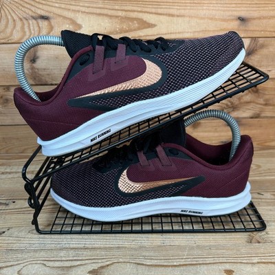 Nike Turnschuhe Damen Gr. UK 3,5 Downshifter 9 Night Maroon Metallic Copper Schuhe