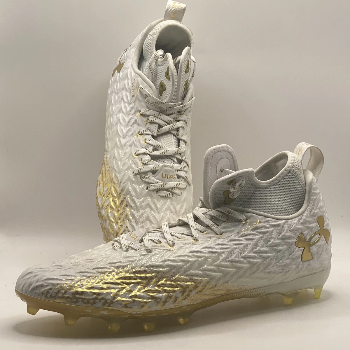 Under armour 13 US Gold Football Shoes & Cleats for Men for sale