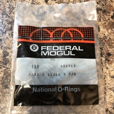 Federal-Mogul 115 O-Ring 11/16" ID x 7/8" OD x 3/32" Thick x10 F+S!