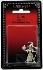 Ral Partha 03-188 Witch (Player Character) Female Mage Sorceress Wizard Warlock