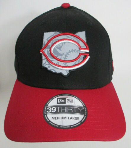 Cincinnati Reds Hat 39Thirty Fitted Lg Stretchfit MLB New Era Cap