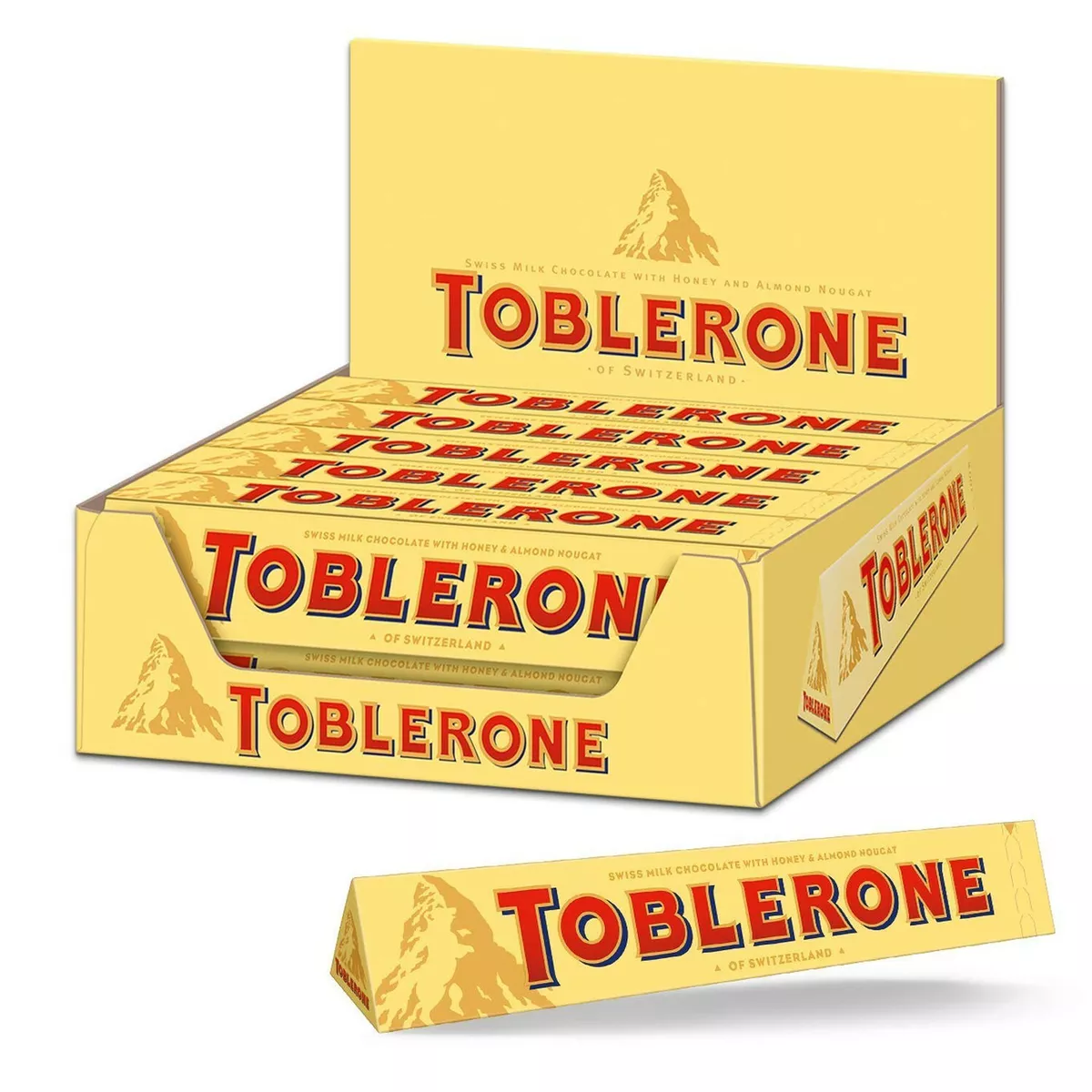 Toblerone Milk Chocolate 100 g (Pack of 20)