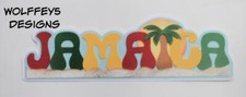 CRAFTECAFE JAMAICA KID TITLE premade paper piecing scrapbook DIECUT piece 3D