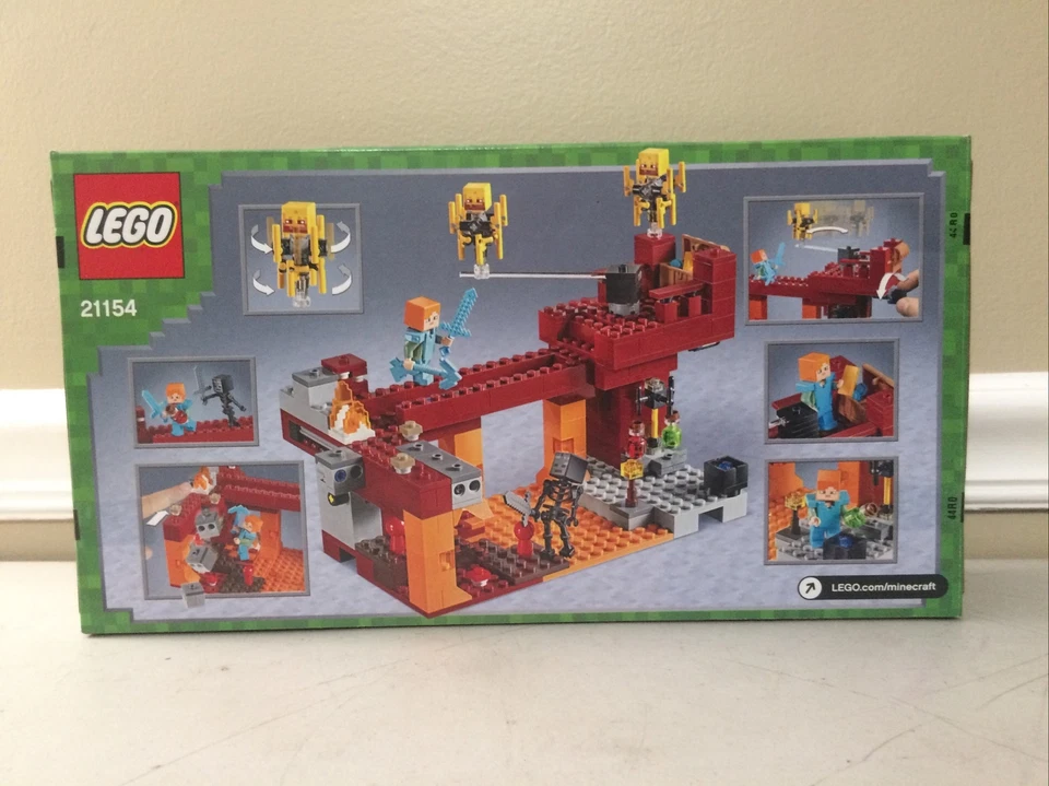 LEGO Minecraft 21154 The Blaze Bridge New Factory Sealed - Image 2 of 4