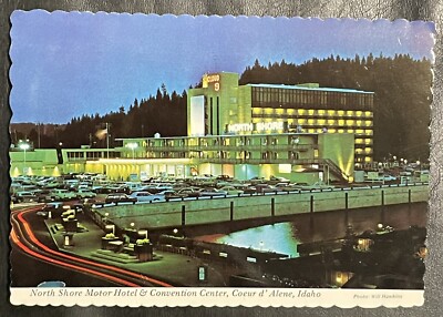 North Shore Hotel Convention Center Coeur d' Alene ID Continental Sized Postcard