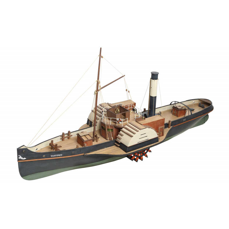 Disarmodel Ref. 20151 - Vanguard Wood Paddle Tug - 1:50 - Kit di montaggio