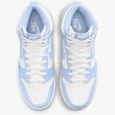 Nike Dunk High White Aluminum light blue Women Men