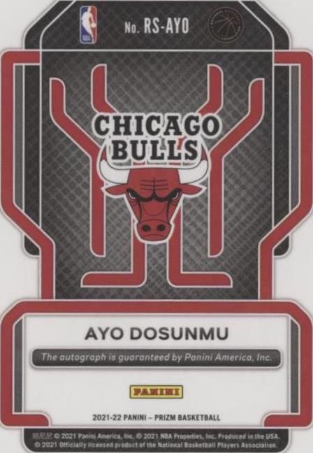 2021-22 Panini Prizm - Ayo Dosunmu #RS-AYO for sale | eBay