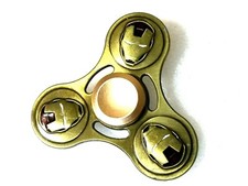 Iron Man Tri Fidget Spinner All Metal Toy Boys Girls Adults Kids ADHD EDC FOCUS
