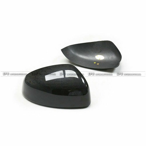 Cubierta de espejo retrovisor lateral de fibra de carbono seca para panal Nissan 370Z Z34 - Imagen 3 de 12