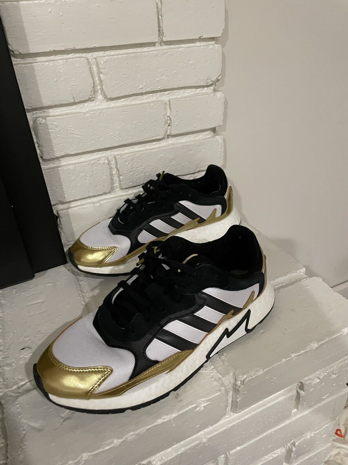 Adidas Tresc Run Black Metallic Gold. Great Shape… - image 1
